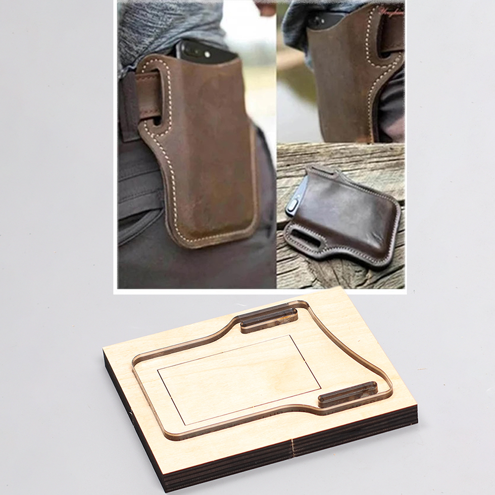 Leatherwork Knives - waist cell phone bag Leather Craft
