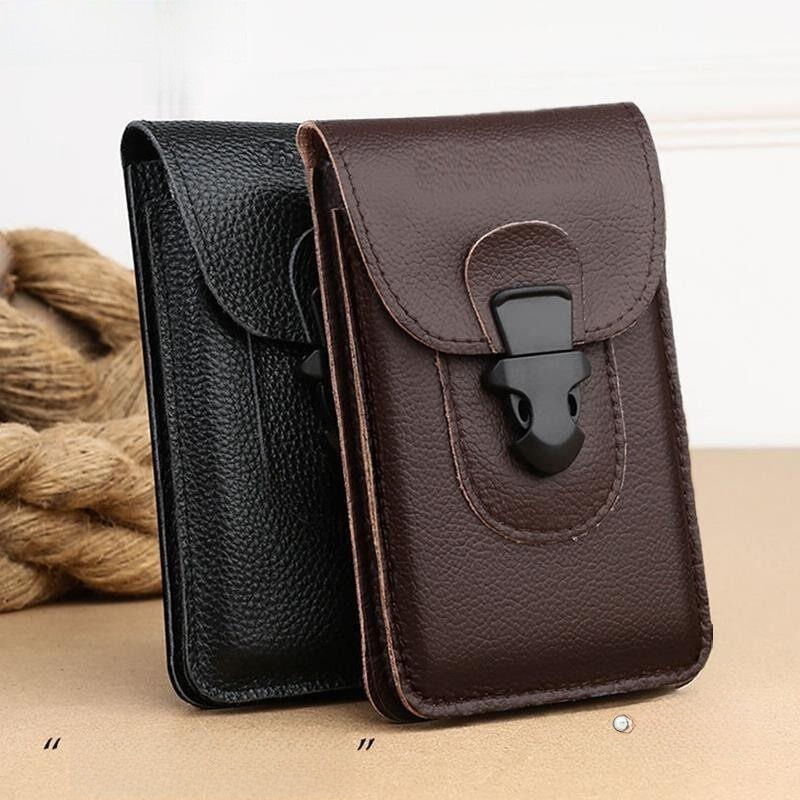 Leather Work Bag - 65-Inch Genuine Leather Work Waist Bag