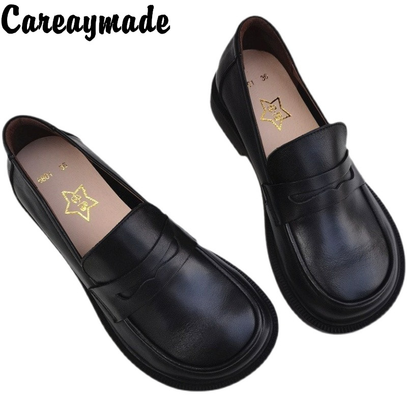 For Leather Work - Careaymade-Women's Casual Shoes Slip on Oxford