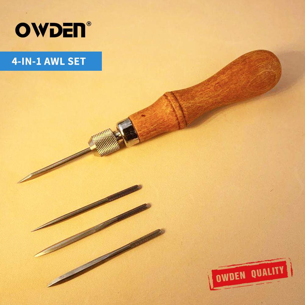 Leatherwork Kit - OWDEN Leather Awl Tool Set DIY