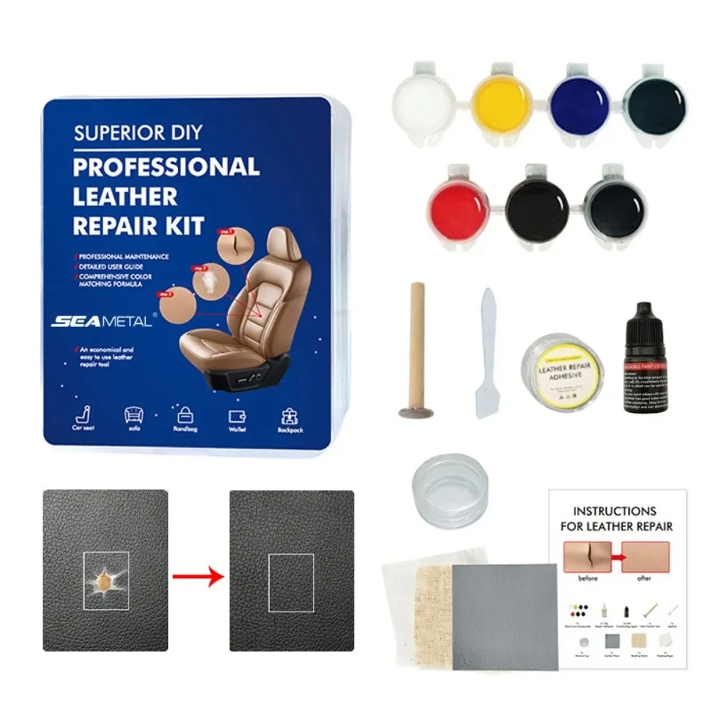 Leatherwork Kit - Car Leather Repair Tool Kit 7