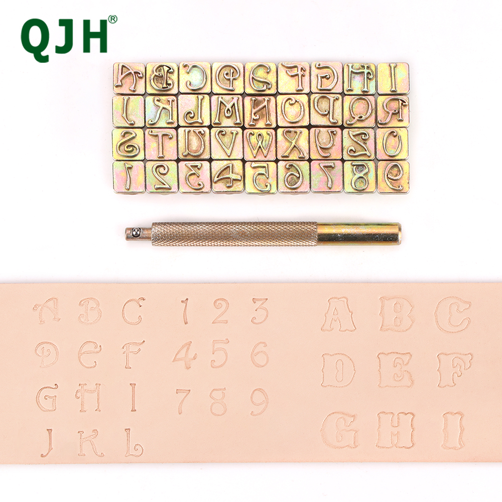 Leatherwork Kit - Craftsman Letter and Number Stamps Punch