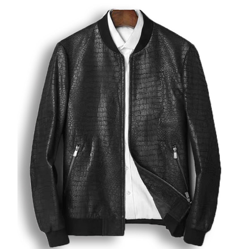 Leather Work Jacket - Spring/Winter Genuine Leather Jacket For Men