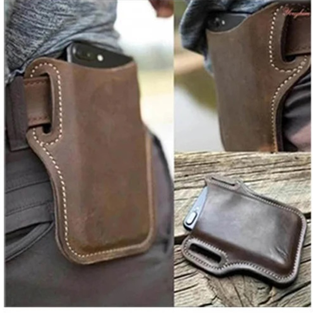 waist cell phone bag Leather C - Leatherwork Knives 评论和价格