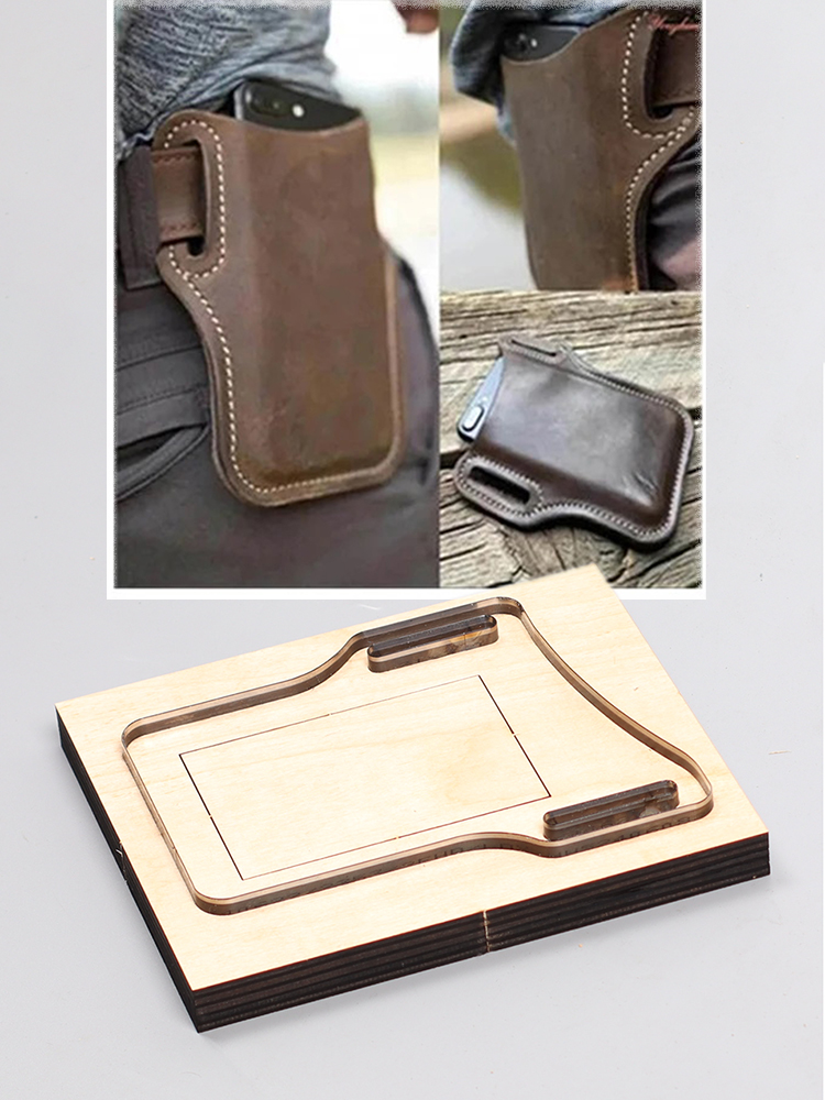 waist cell phone bag Leather C - Leatherwork Knives 评论和价格