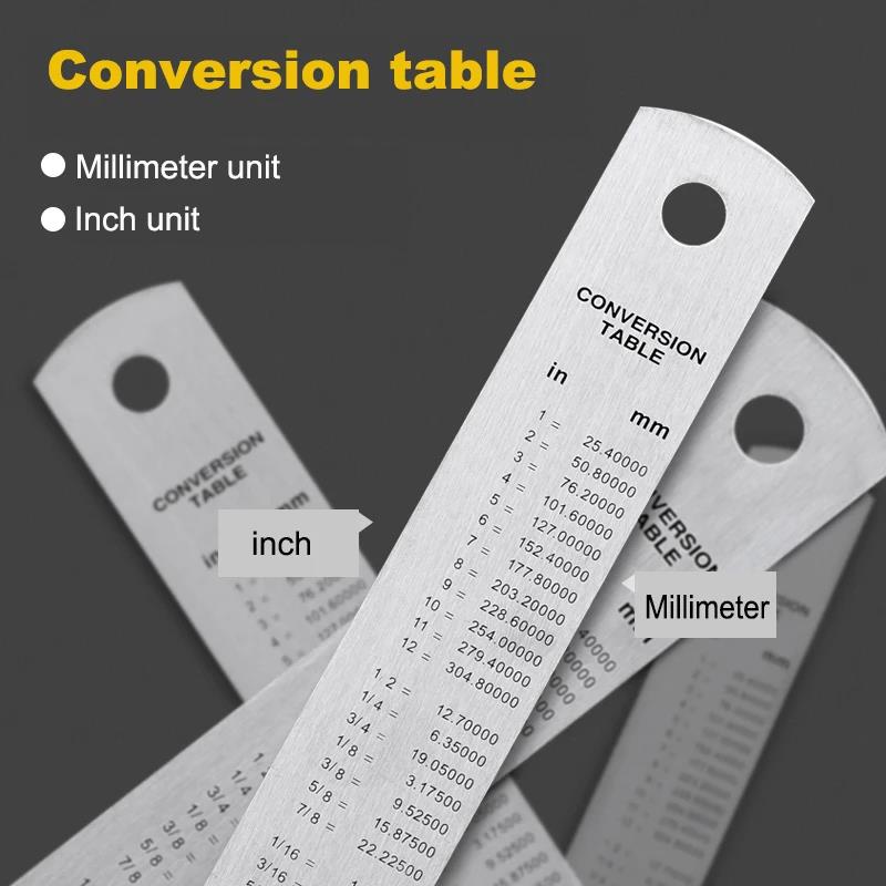 Deli Stainless Steel Ruler 15/ - Leatherwork Ruler 评论和价格