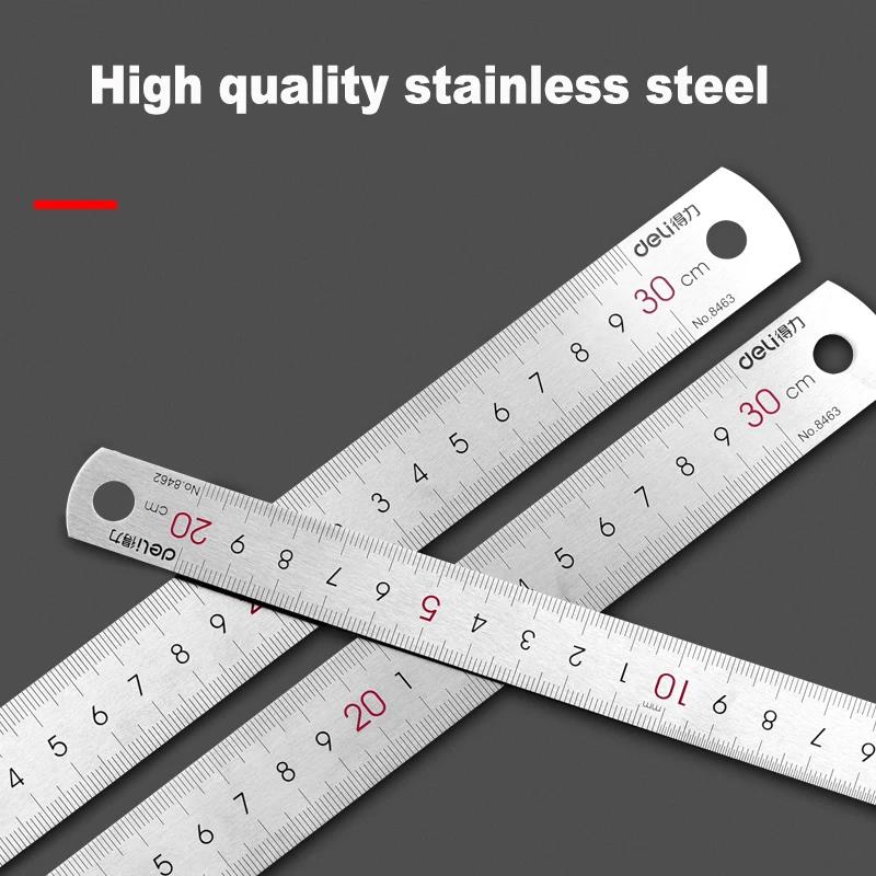 Deli Stainless Steel Ruler 15/ - Leatherwork Ruler 评论和价格