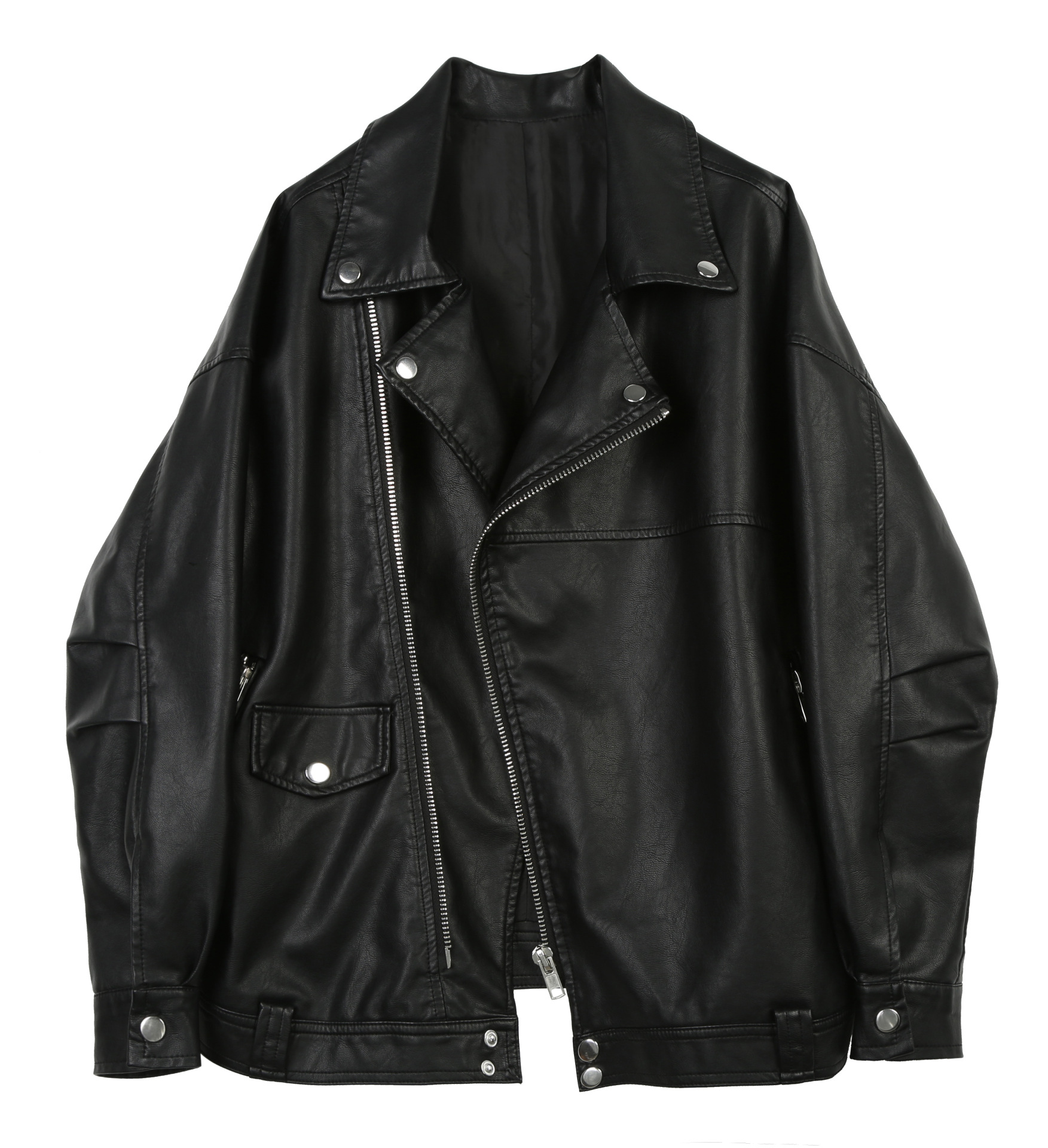 Coats Women Faux Leather Short - Leather Work Jacket Women'S 评论和价格