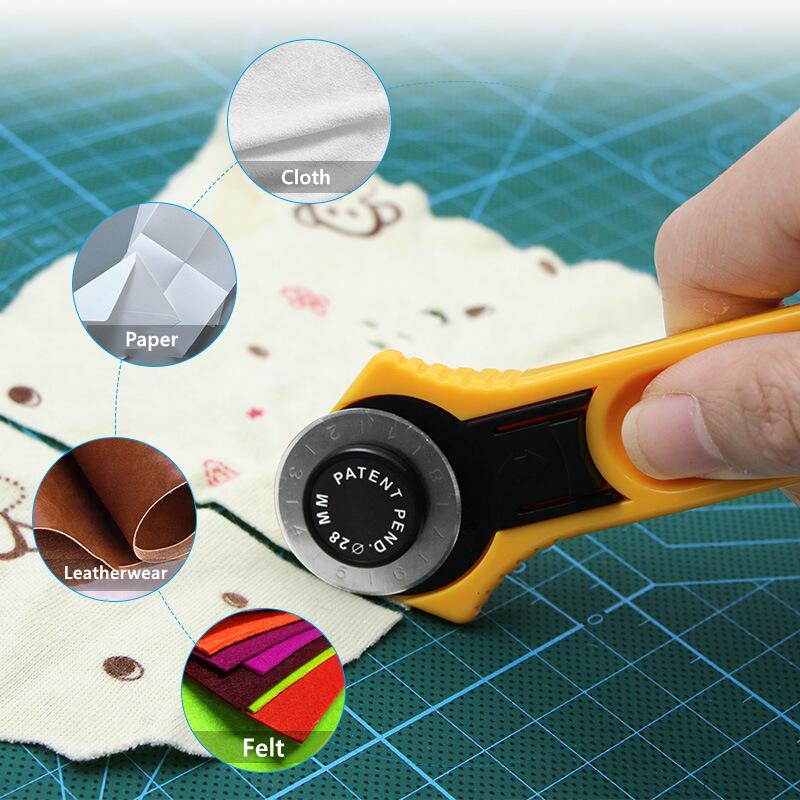 28mm Patchwork Roller Wheel Ro - Round Knife Leatherwork 评论和价格