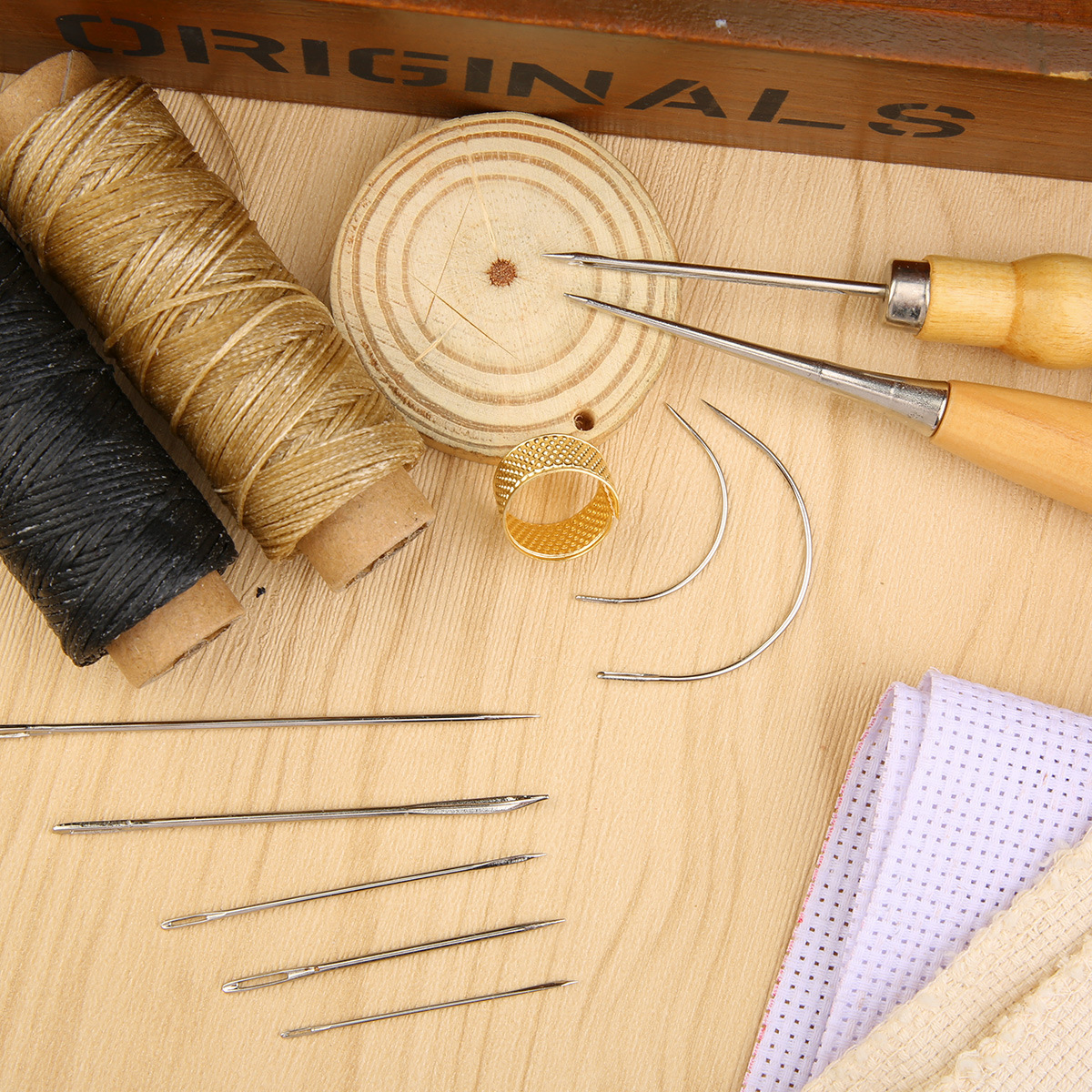 13pcs Waxed Thread Leatherwork - Leatherwork For Beginners 评论和价格