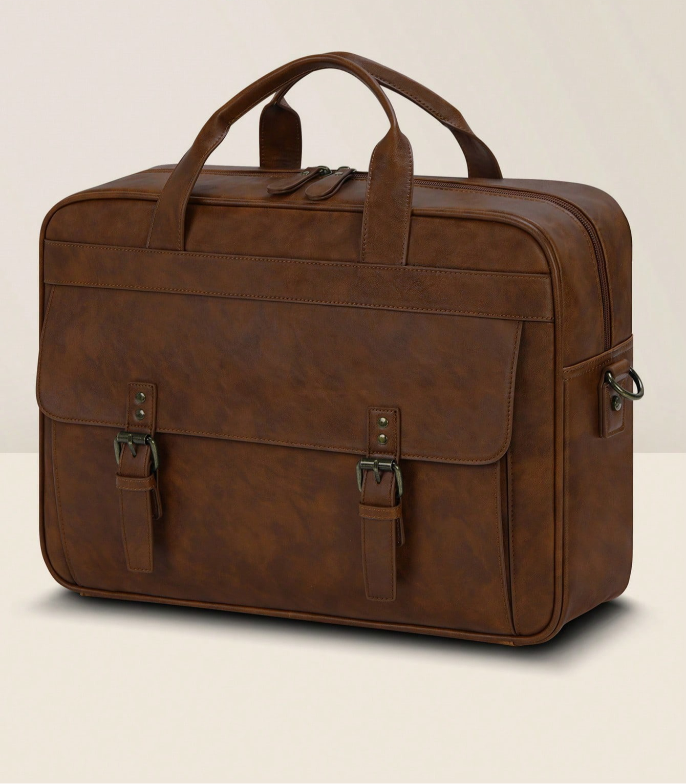 Vintage Leather Messenger Bag  - Leather Work Bag 评论和价格