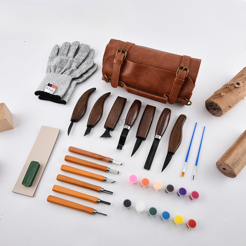 Wood Carving Kit Deluxe Handma - Beginner Leatherwork Kit 评论和价格