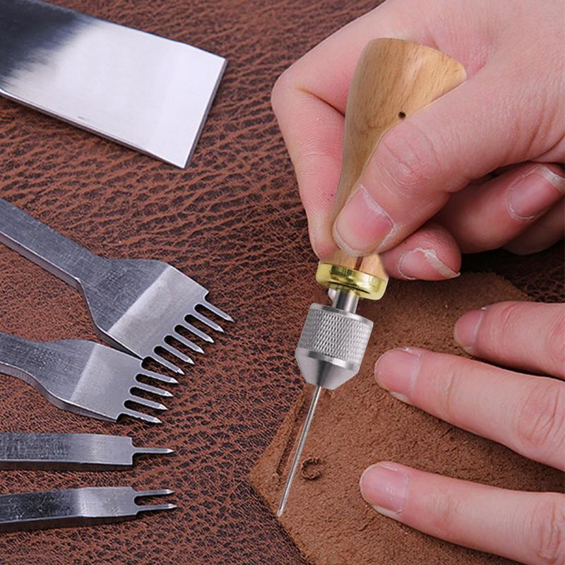 Leather Working Tool Kit Uphol - Beginner Leatherwork Kit 评论和价格