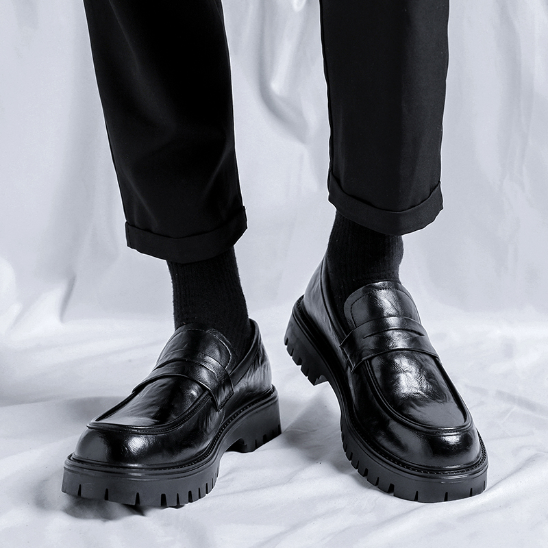 Men's Black leather shoes Gent - Leatherworking Classic 评论和价格