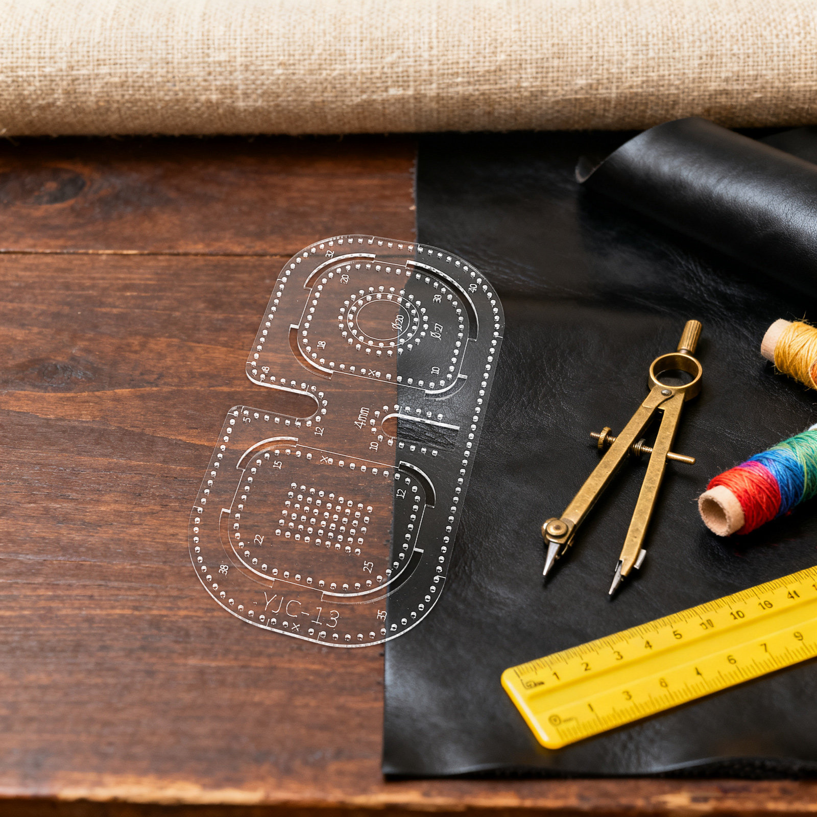 4Pcs Acrylic Leatherworking Pr - Leatherworking Guide 评论和价格