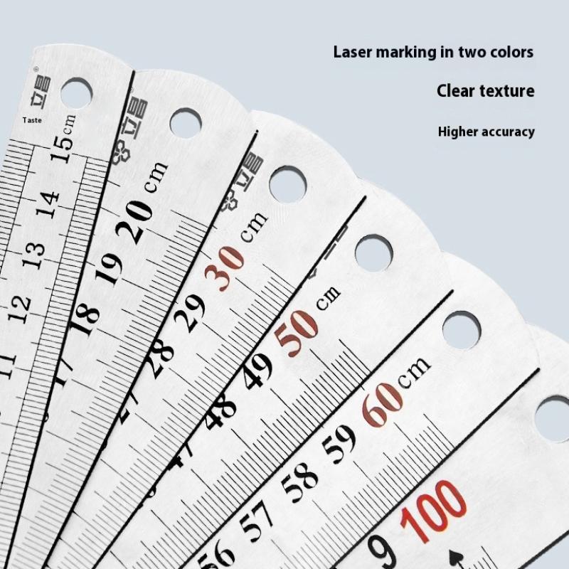 1Pcs 15/20/30/40/50/60100cm St - Leatherwork Ruler 评论和价格
