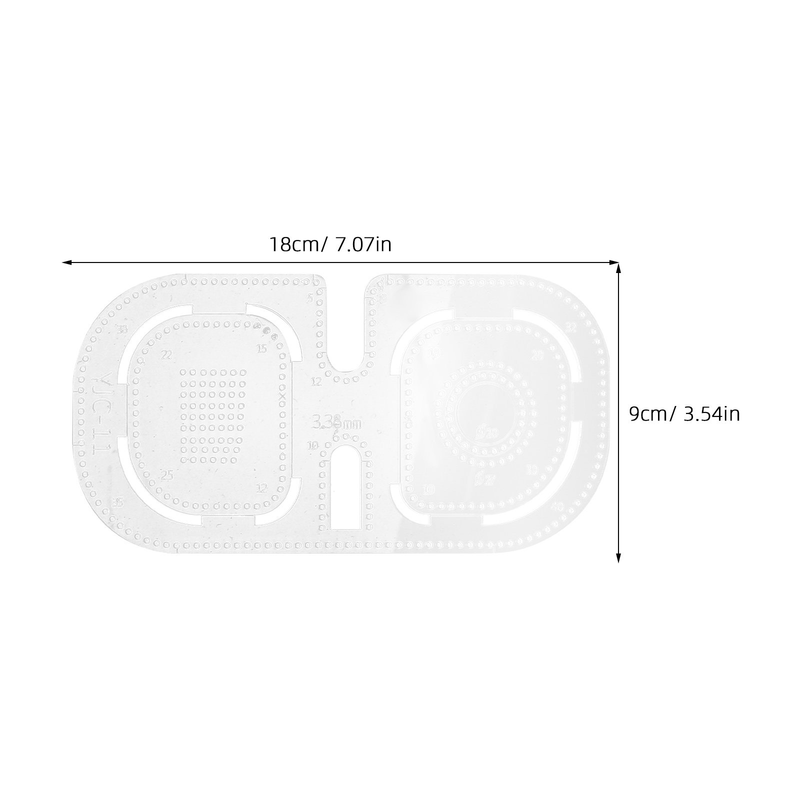 4Pcs Clear Acrylic Leatherwork - Leatherworking Guide 评论和价格