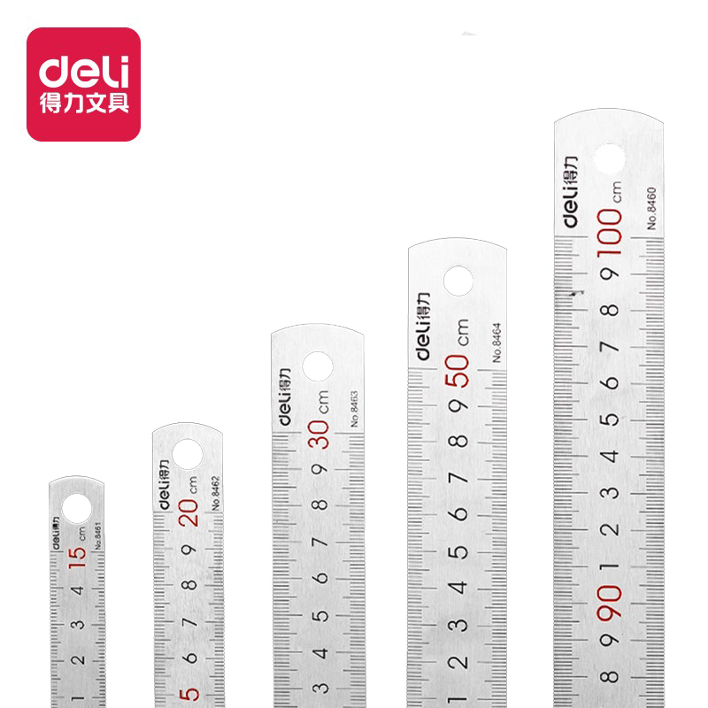 Deli Stainless Steel Ruler for - Leatherwork Ruler 评论和价格