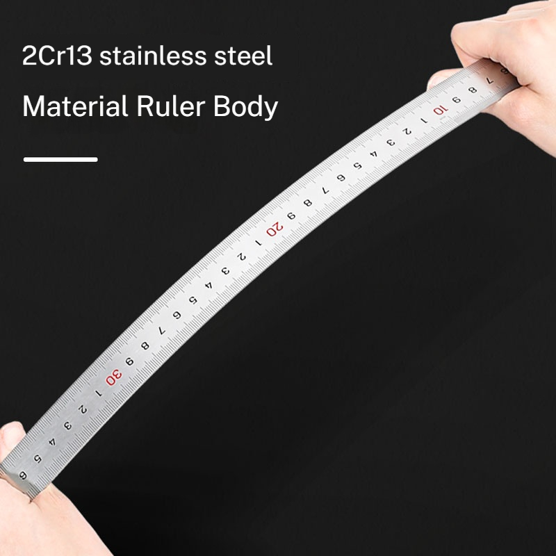 Deli Stainless Steel Ruler for - Leatherwork Ruler 评论和价格