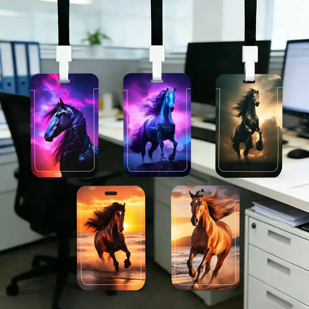 Black And White Wild Horses ID - Wildes Leatherwork 评论和价格