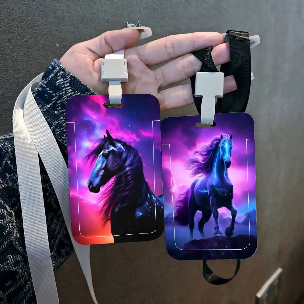 Black And White Wild Horses ID - Wildes Leatherwork 评论和价格