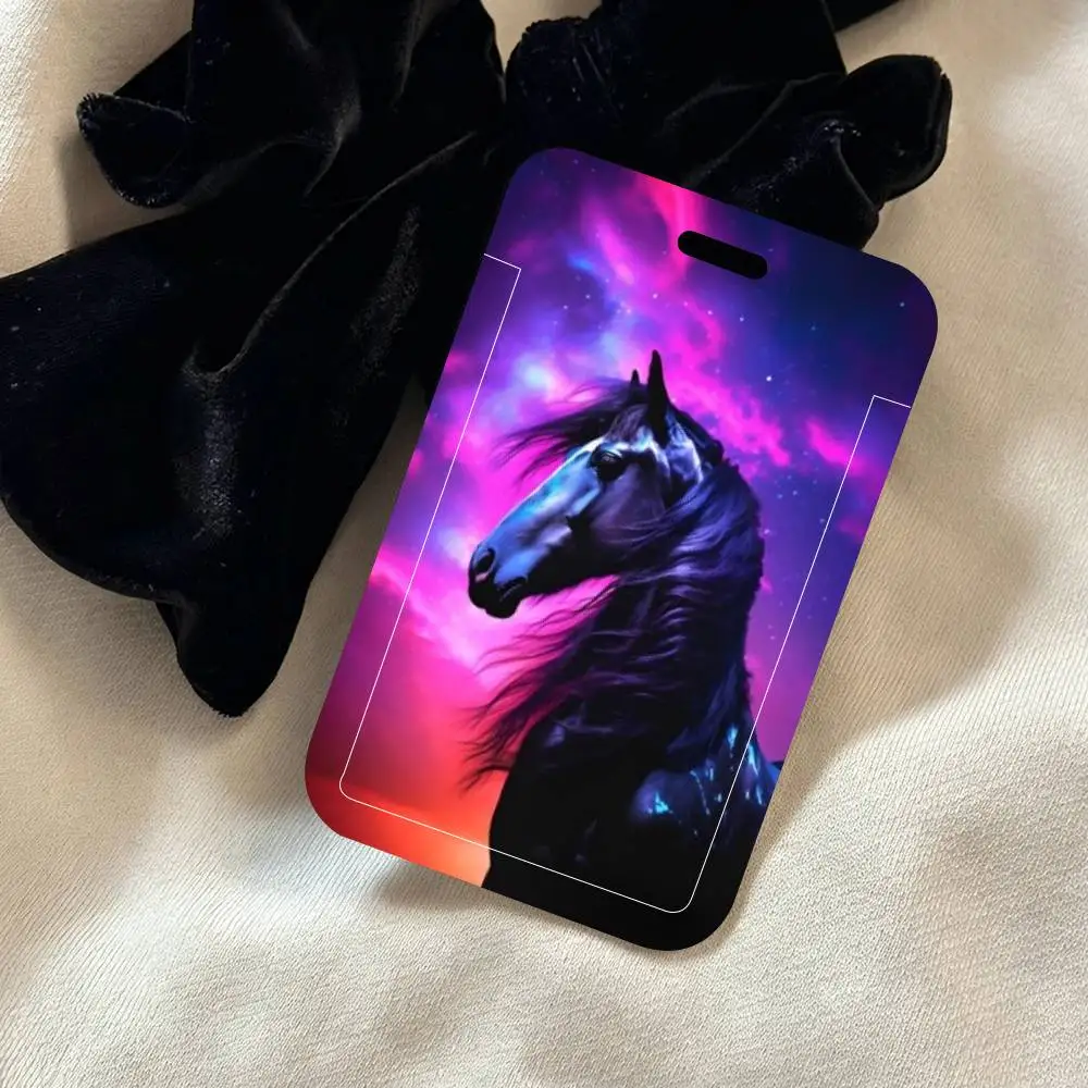 Black And White Wild Horses ID - Wildes Leatherwork 评论和价格