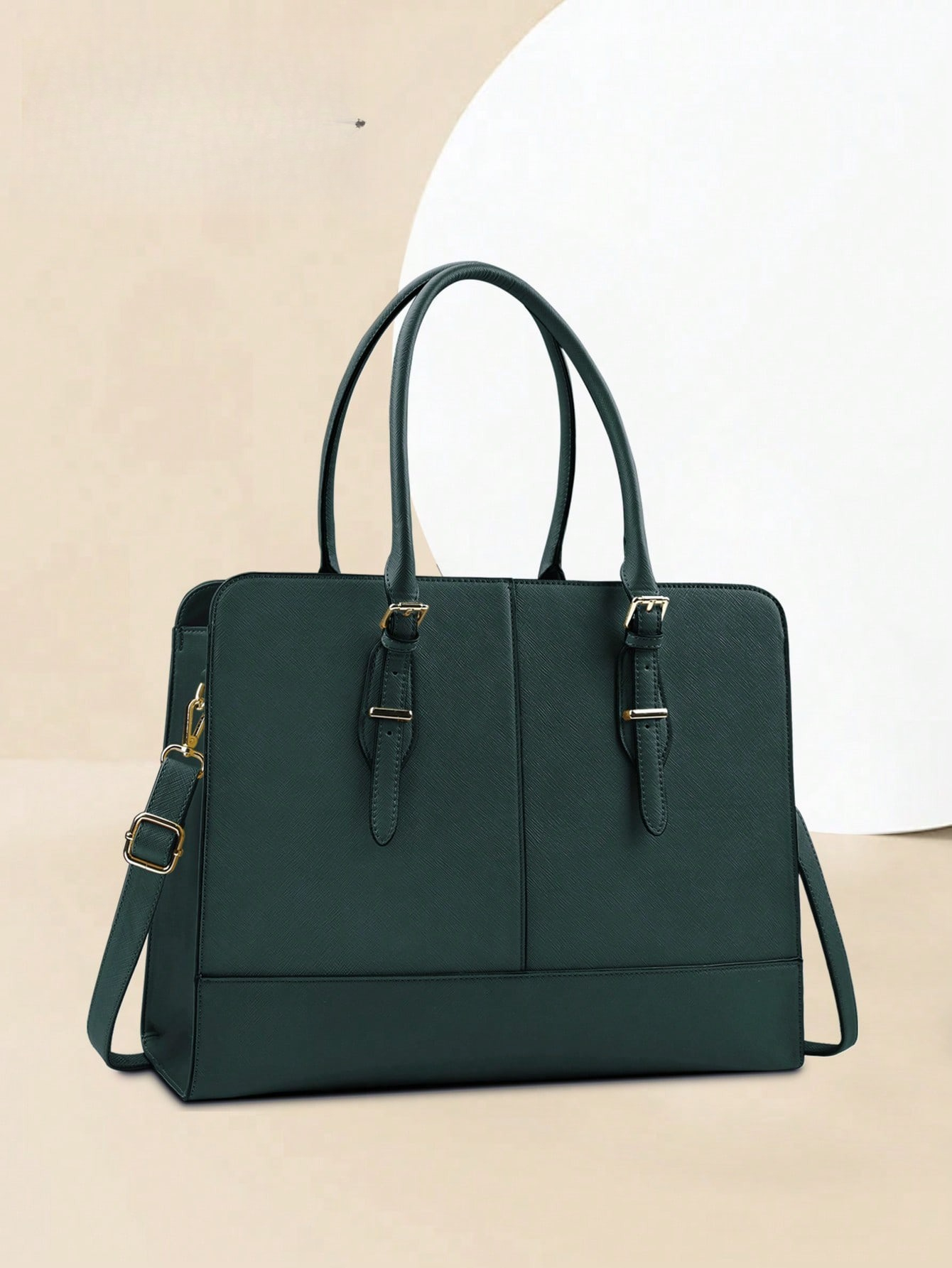 15.6 Inch Leather Laptop Tote  - Leather Work Bag 评论和价格