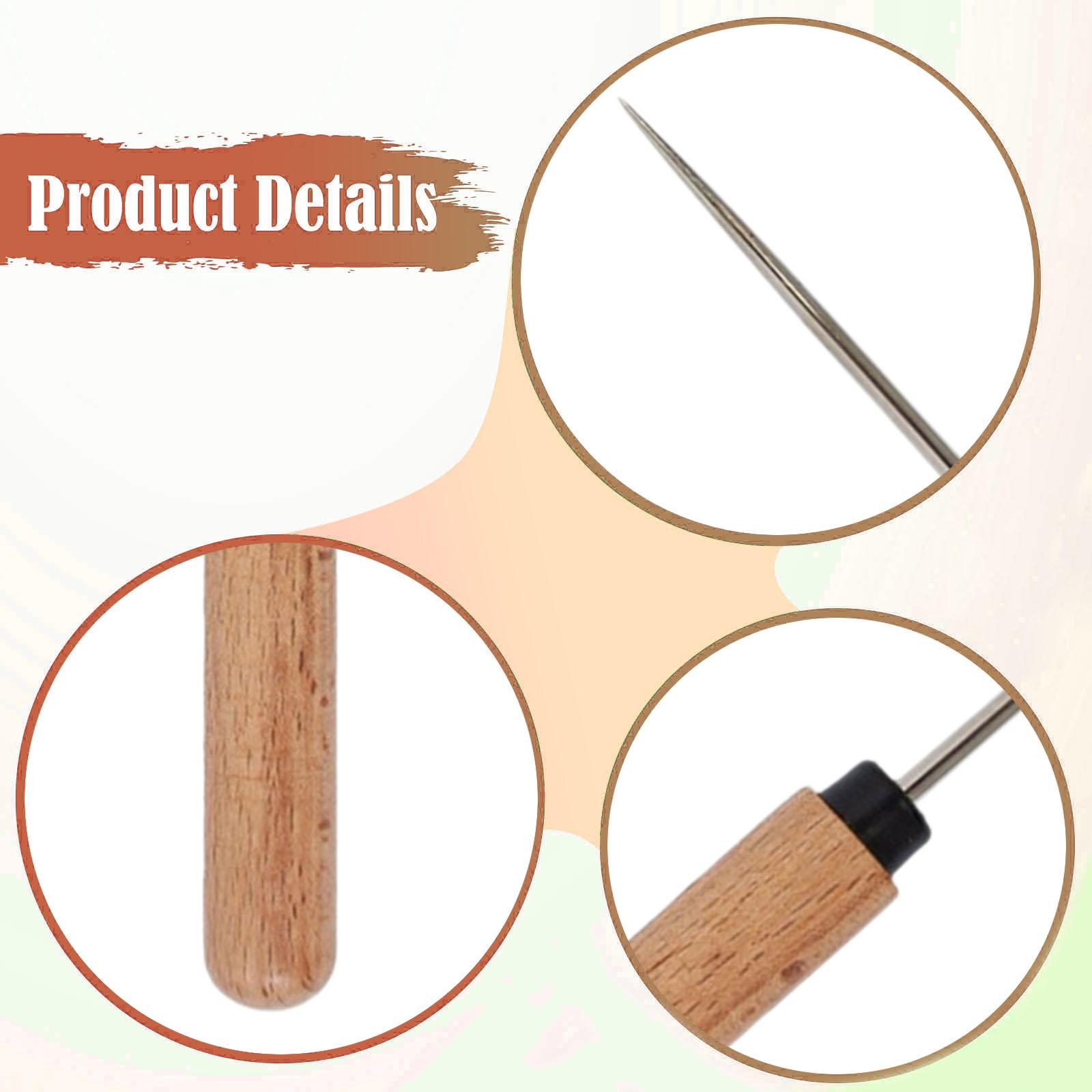 Hand Sewing Awl Tool Leatherwo - Beginner Leatherwork Kit 评论和价格