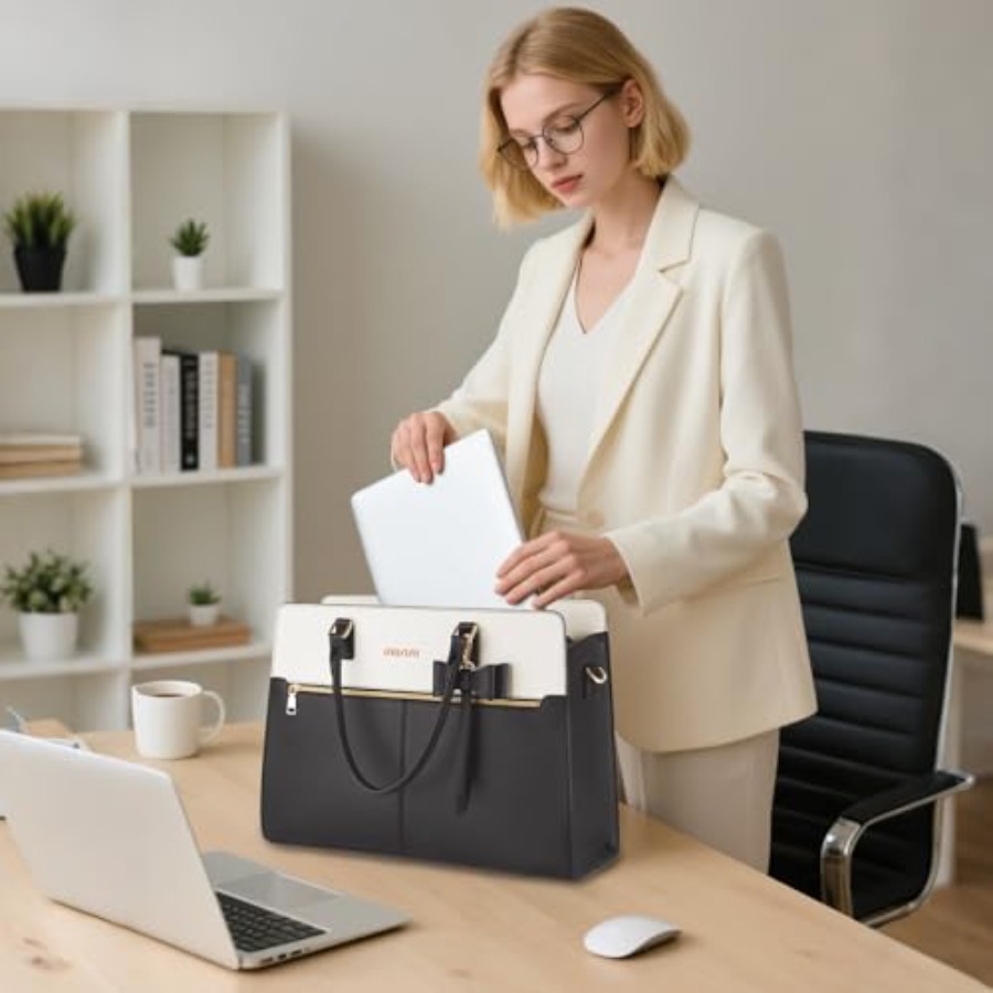 Laptop Tote Bag for Women, 15. - For Leather Work 评论和价格