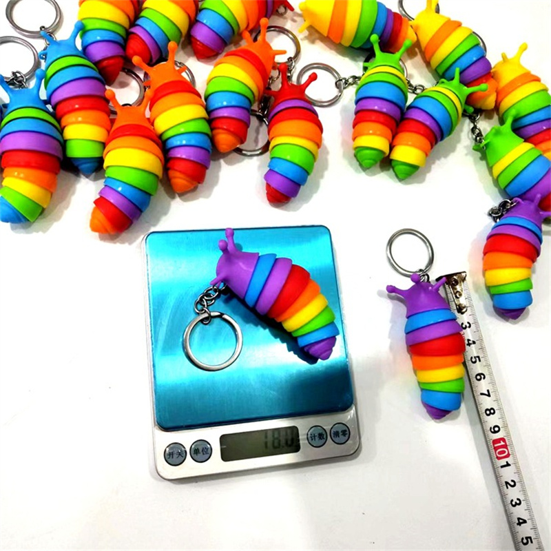 12Pcs Rainbow Slug Caterpillar - Leatherwork Ruler 评论和价格