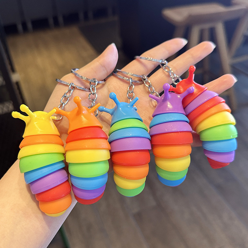 12Pcs Rainbow Slug Caterpillar - Leatherwork Ruler 评论和价格