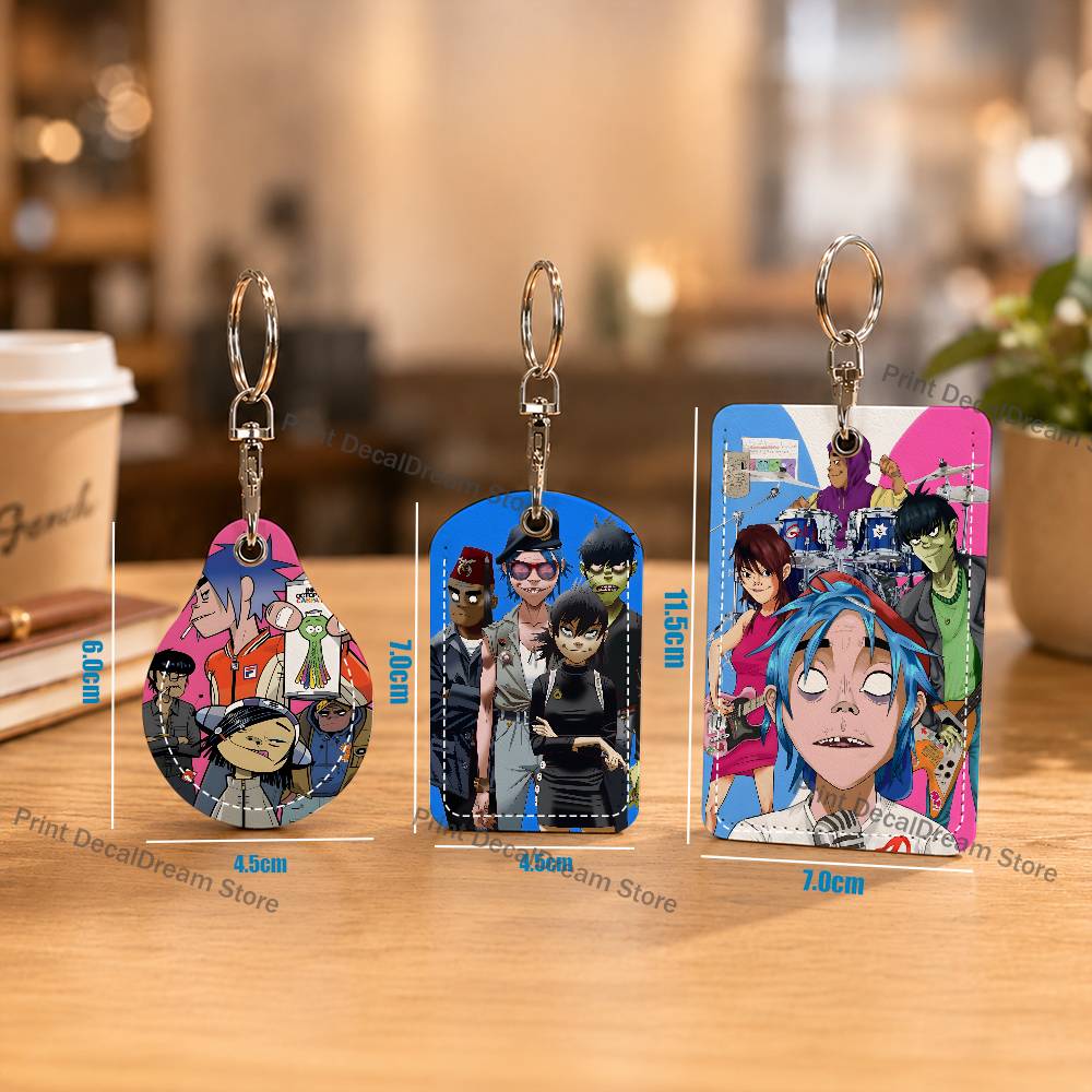 Band G-Gorillaz Holder Keychai - For Leather Work 评论和价格