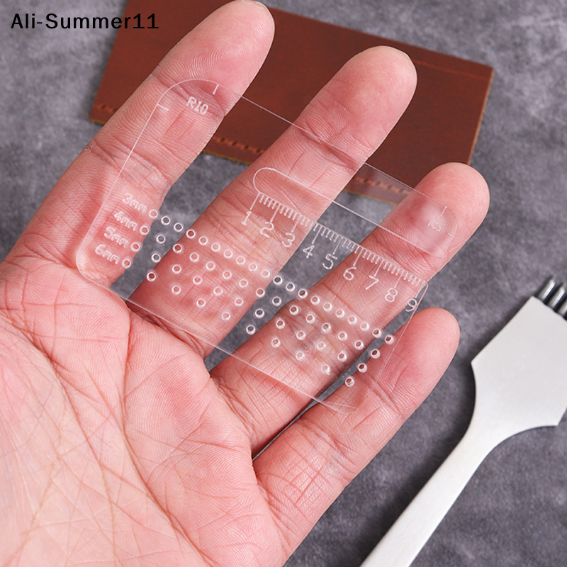 【1a1】【S63】4mm Thickened Transp - Leatherwork Ruler 评论和价格