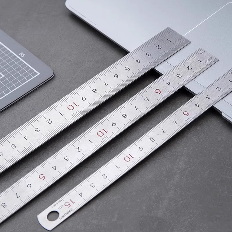 DELI Stainless Steel Ruler 10/ - Leatherwork Ruler 评论和价格
