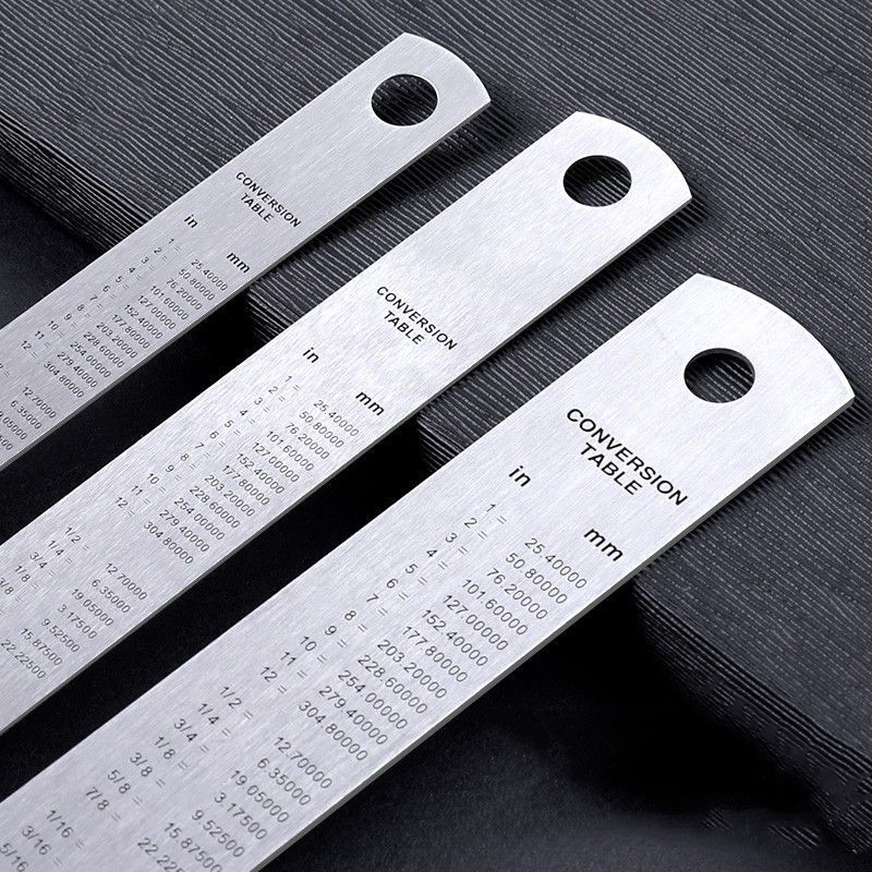 DELI Stainless Steel Ruler 10/ - Leatherwork Ruler 评论和价格