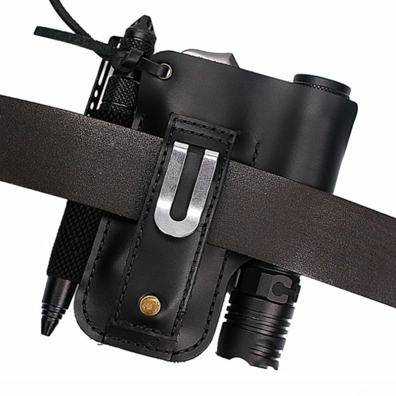 EDC Leather Flashlight Tool Ho - Leatherworking Equipment 评论和价格