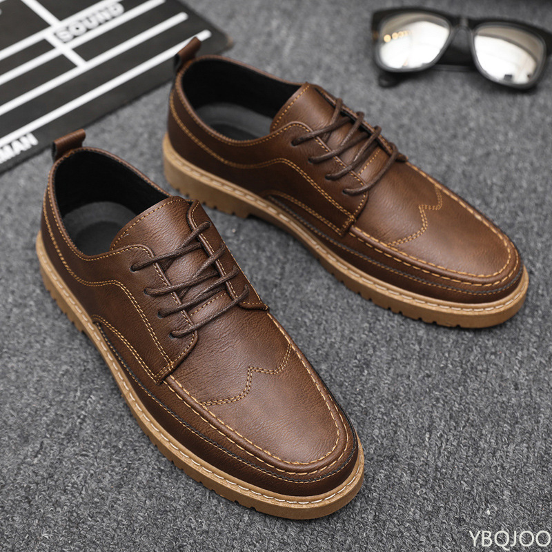 Men's Casual Leather Shoes Tre - Leatherworking Classic 评论和价格