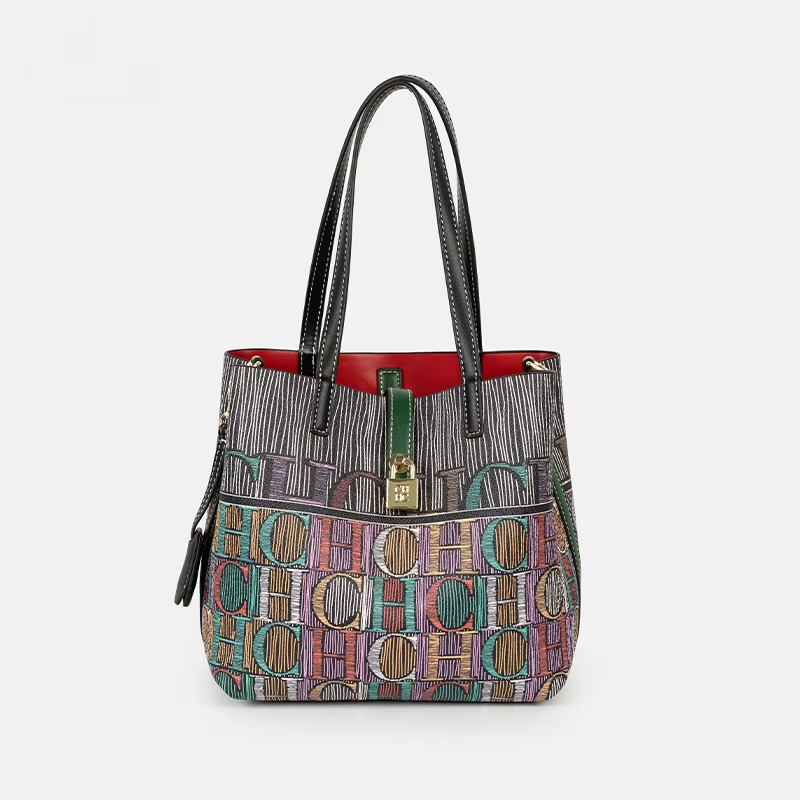 CH Art Color Printed Handbag S - Leatherworking Classic 评论和价格