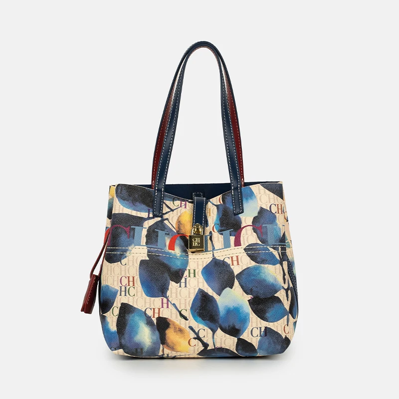 CH Art Color Printed Handbag S - Leatherworking Classic 评论和价格