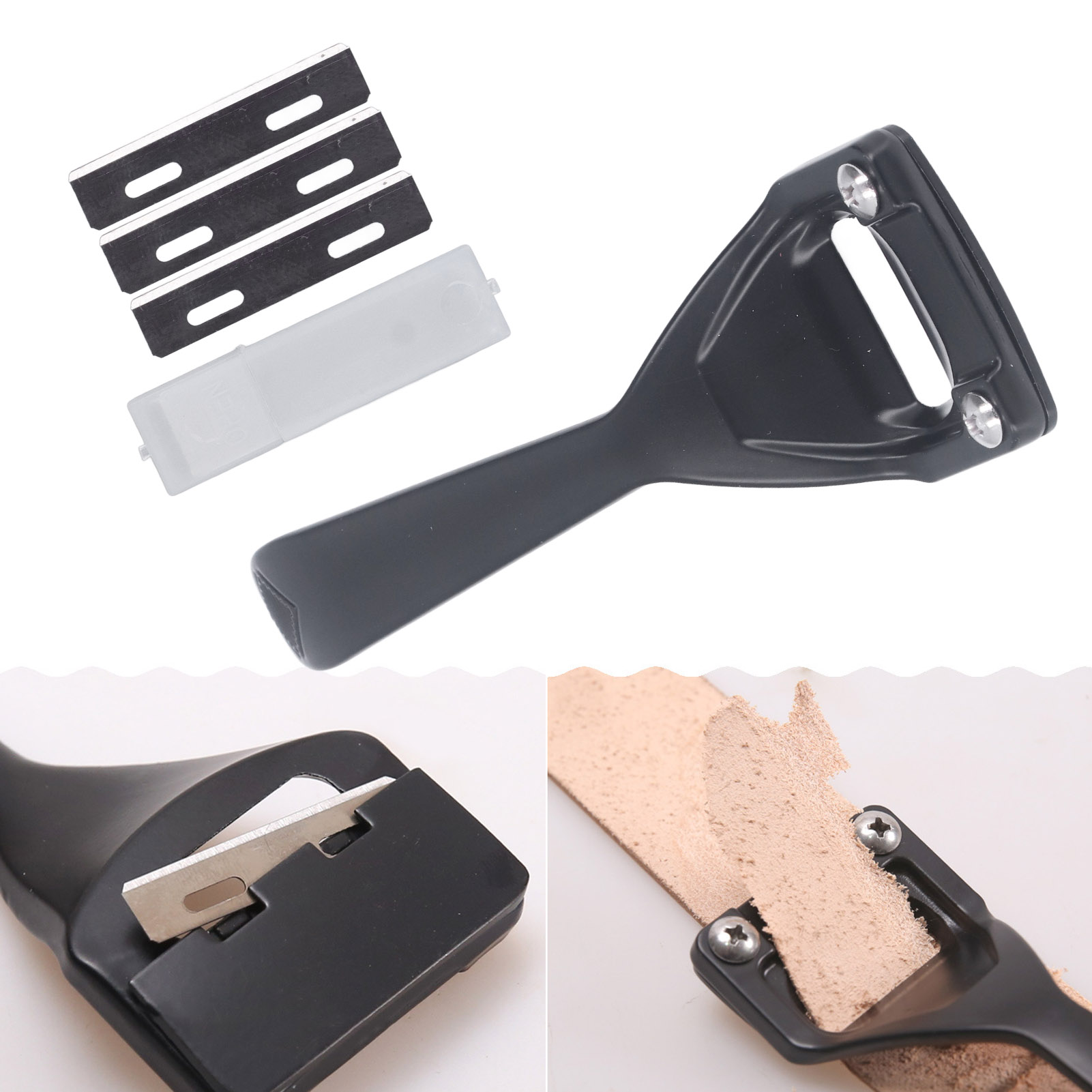 Leather Skiving Knife 3 Blades - Leatherwork Knives 评论和价格