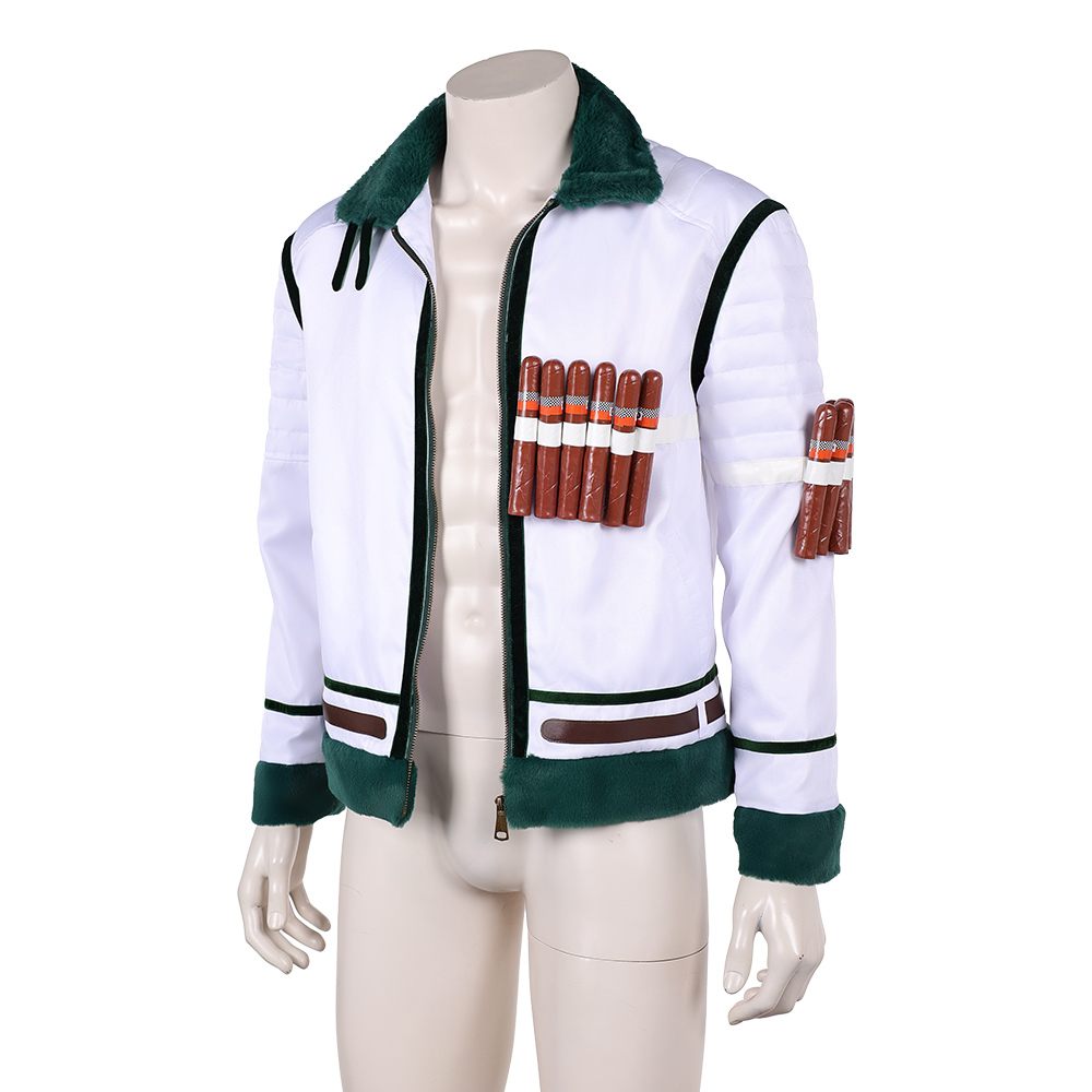 Smoker Cosplay Men Fantasy Coa - Leather Work Jacket 评论和价格