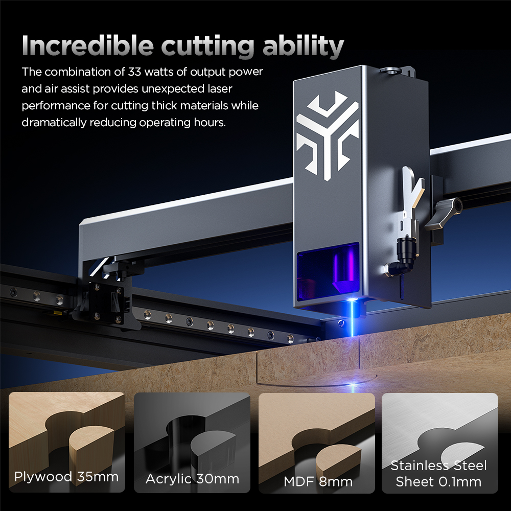 ACMER P2 Laser Engraver 33W 20 - Leatherworking Equipment 评论和价格