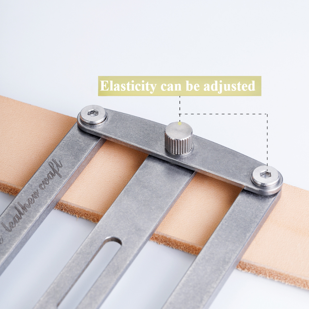 Belt Auxiliary Positioning Pun - Leatherwork Ruler 评论和价格
