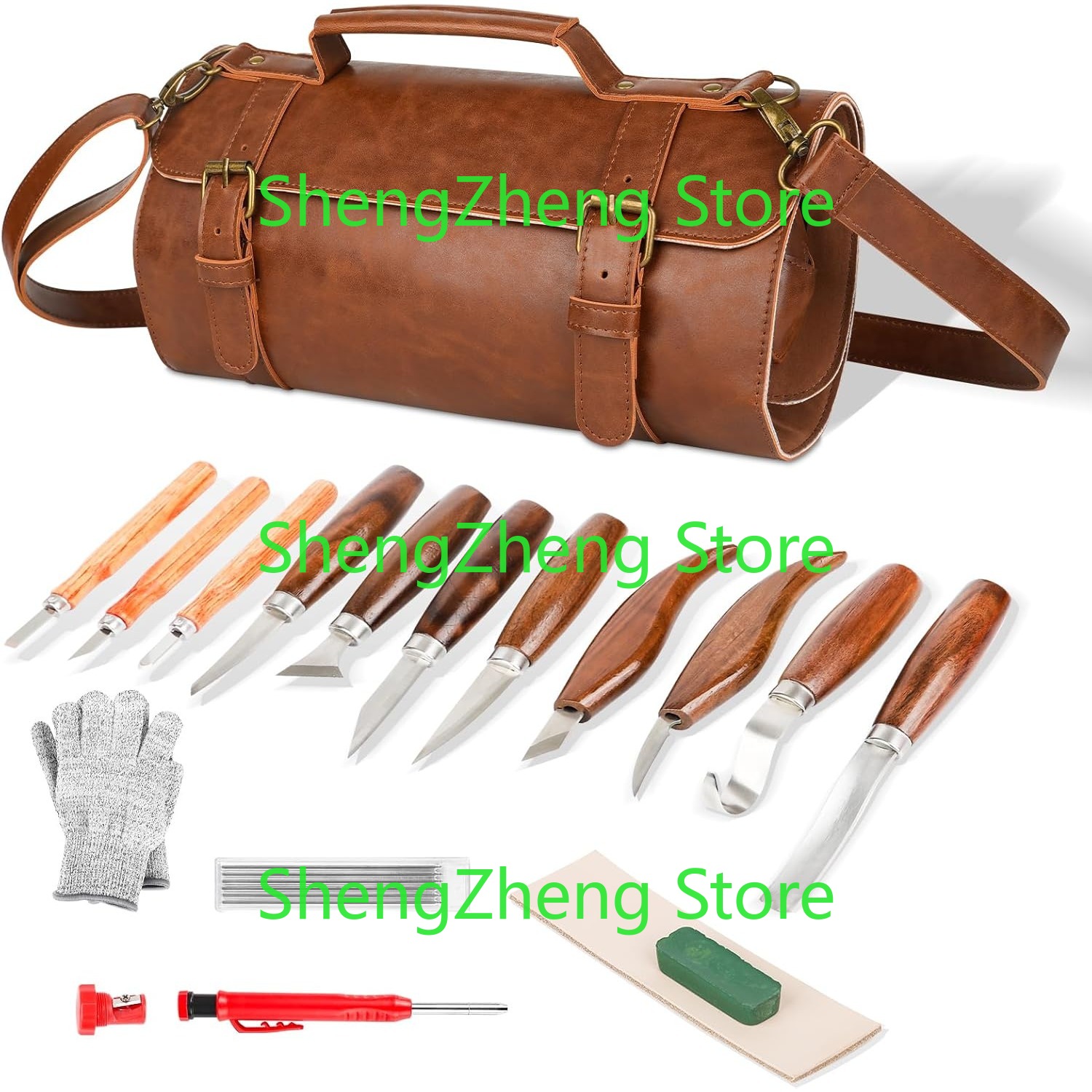 Wood Carving Tools Sets Kit  W - Beginner Leatherwork Kit 评论和价格