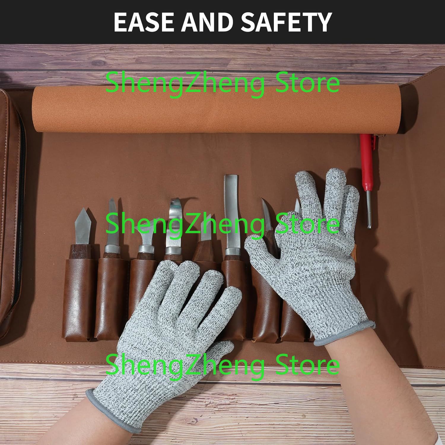 Wood Carving Tools Sets Kit  W - Beginner Leatherwork Kit 评论和价格