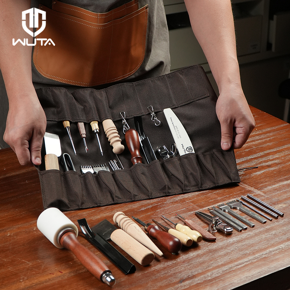 WUTA 63/74PCS Leather Craft Wo - Beginner Leatherwork Kit 评论和价格