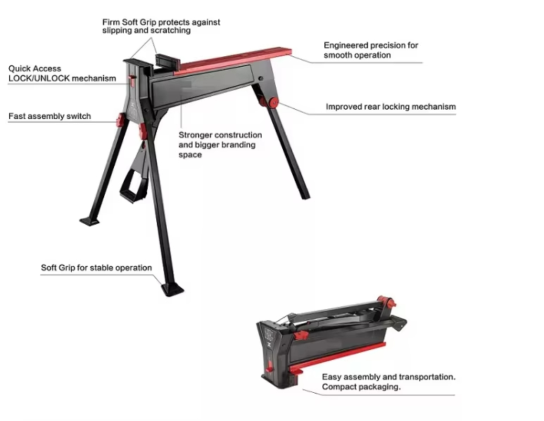 Folding Saw Horse Work Table P - Leatherwork Bench 评论和价格
