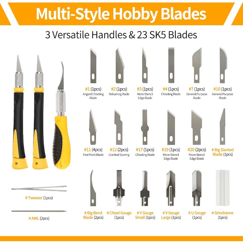 30PCS Precision Hobby Knife Se - Leatherwork Knife 评论和价格
