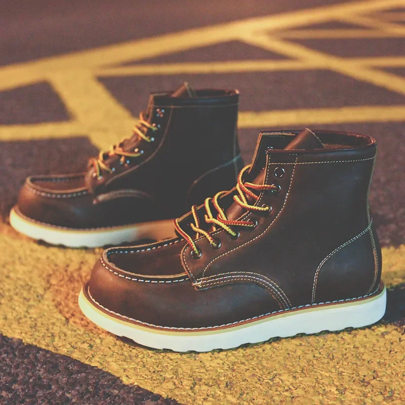 Genuine Leather Men's Boots Vi - Leatherworking Equipment 评论和价格