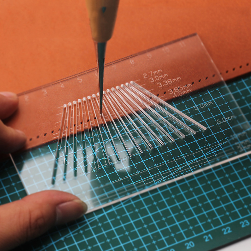 Leather Punch Distance Adjustm - Leatherwork Ruler 评论和价格